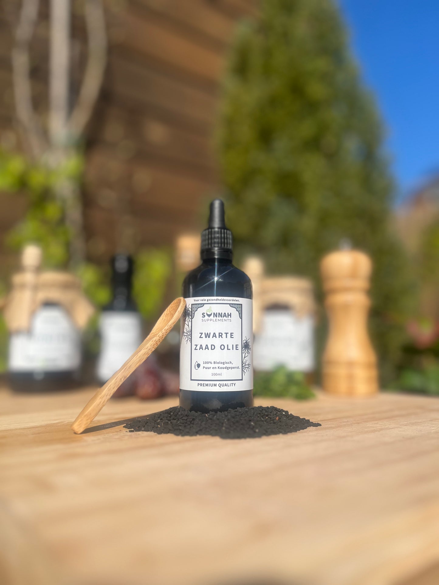 100% Pure Zwarte Zaadolie Koudgeperst