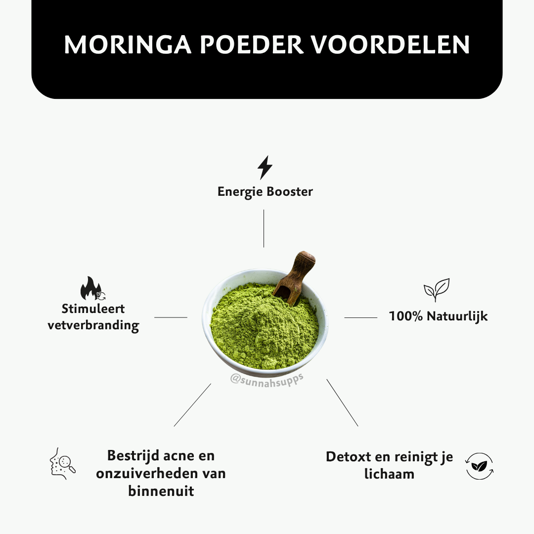 Moringa Poeder (natuurlijke multivitaminen)
