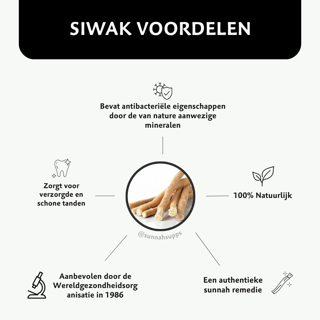 Premium Miswak Stokjes