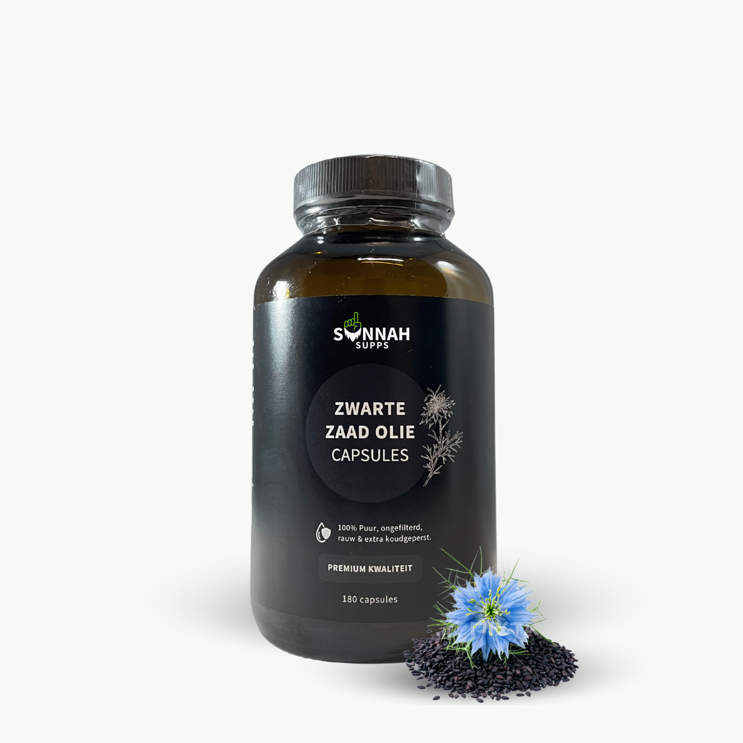 Pure zwarte zaad olie capsules